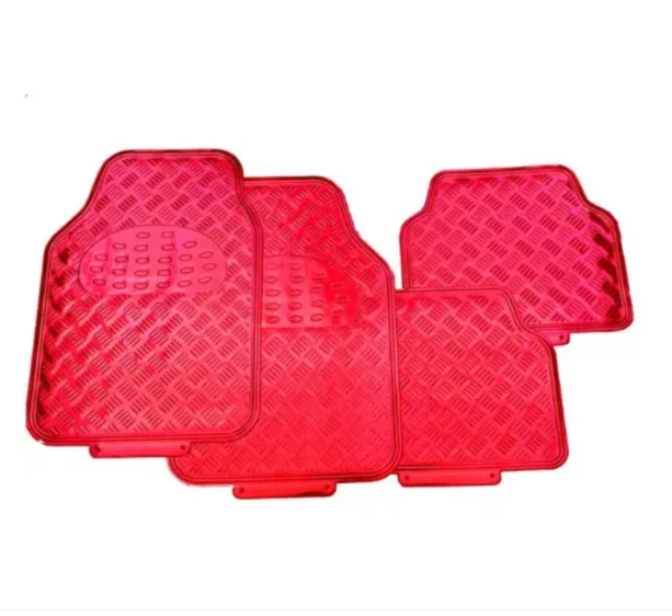 Red Aluminium Like 4 Piece Car Mat Set screenshot 2026 07 24 091739
