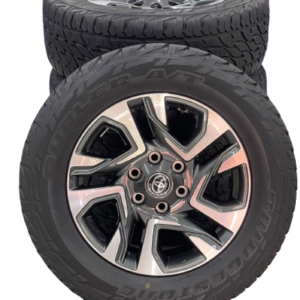 Fairly Used 265/60R18 Bridgestone Dueller A/T Tyres & Mag Set - Fits Toyota Hilux/Fortuner