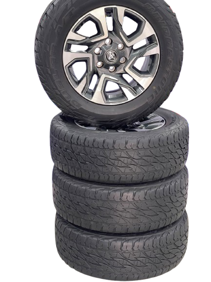 Fairly Used 265/60R18 Bridgestone Dueller A/T Tyres & Mag Set - Fits Toyota Hilux/Fortuner - Image 2