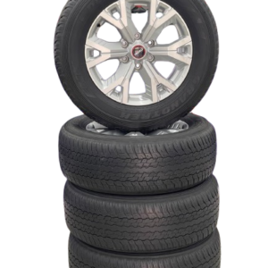 Used 265/60R18 Dunlop GrandTrek Tyres with Isuzu Mag Rims Set
